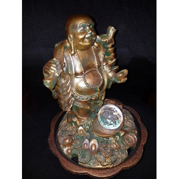 FUENTE BUDA BOLA Y LUZ 24X24X34 CMS