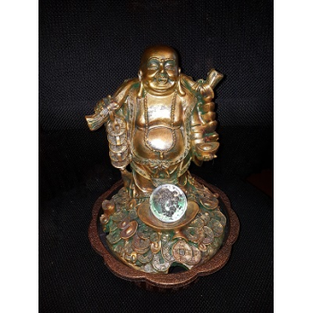 FUENTE BUDA BOLA Y LUZ 24X24X34 CMS