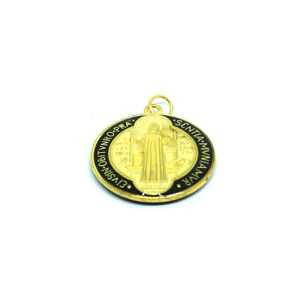 COLGANTE MEDALLA DORADA SAN BENITO I