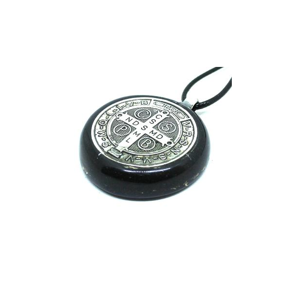 COLGANTE ORGONITA MEDALLA SAN BENITO