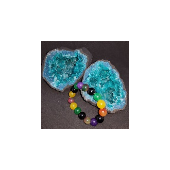 Geodas Cuarzo Tintado 15 CM aprox.