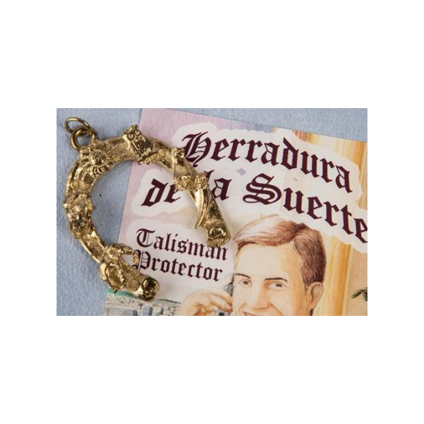 HERRADURA ESPECIAL DE LA BUENA SUERTE DORADA