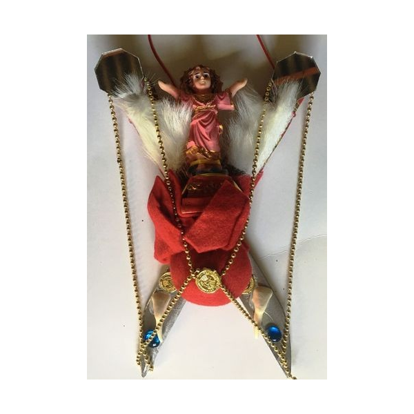 Amuleto Cuchillo Protección del hogar-Negocios San Martín Caballero. 25cm