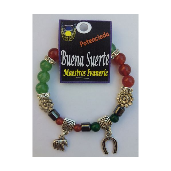 Pulsera Artesanal de Propósito Buena Suerte