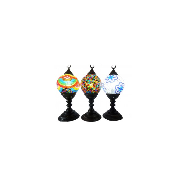 Lámpara Turca Media Luna Redonda (Diseños Variados)