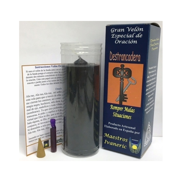 Velón Especial Potenciado Con Oración Destrancadera