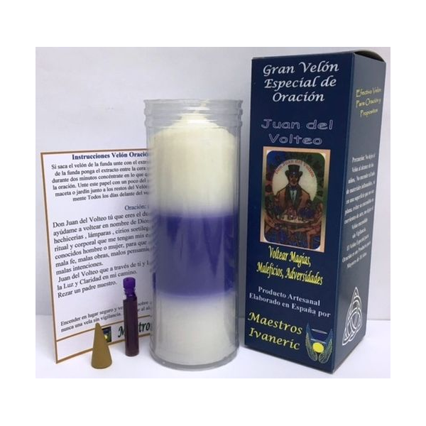 Velón Especial Potenciado Con Oración Juan del Volteo