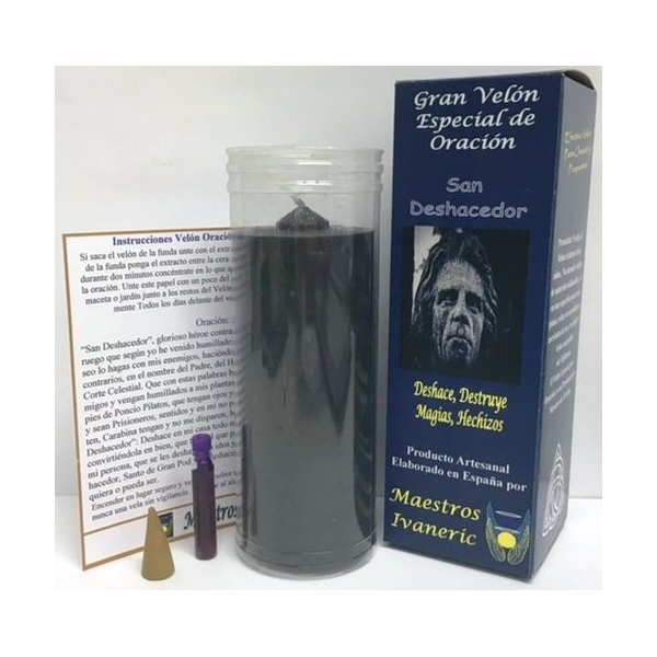 Velón Especial Potenciado Con Oración San Deshacedor