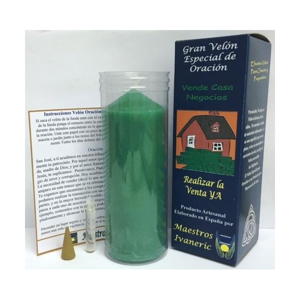 Velón Especial Potenciado Con Oración Vende Casa-Negocio
