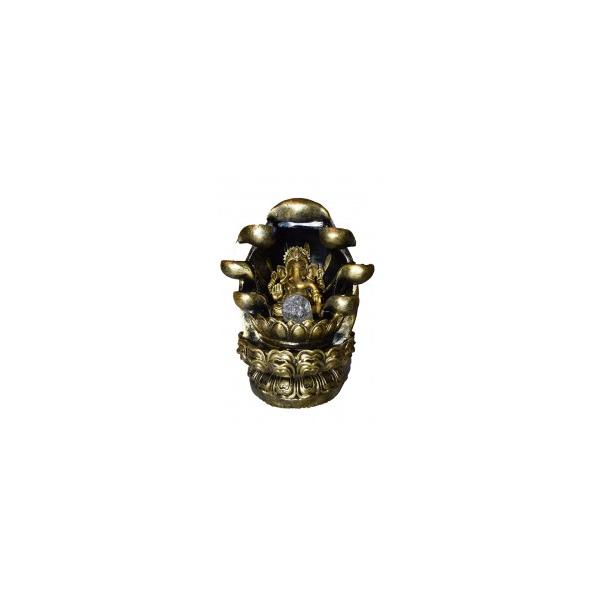 FUENTE GANESHA DORADA CASCADAS