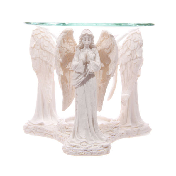 Quemador de Aceite Ángel Blanco Rezando
